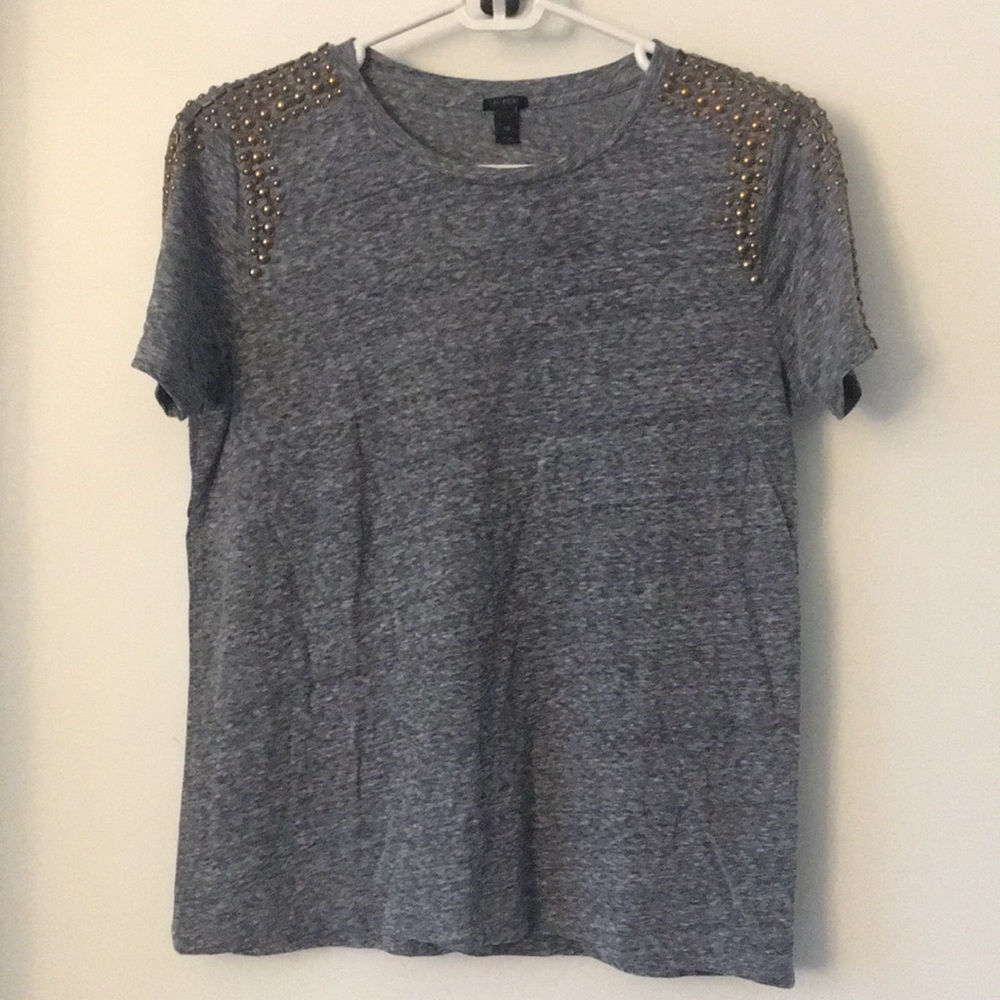 J Crew Beaded Tee